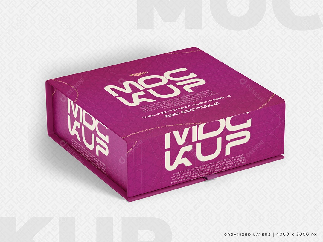 Mockup de Caixa PSD Editável