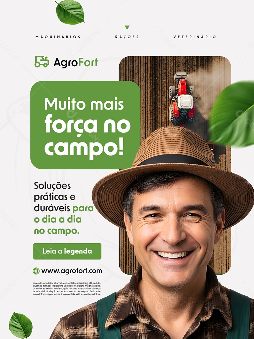 Agro Muito Mais Força no Campo Social Media PSD Editável