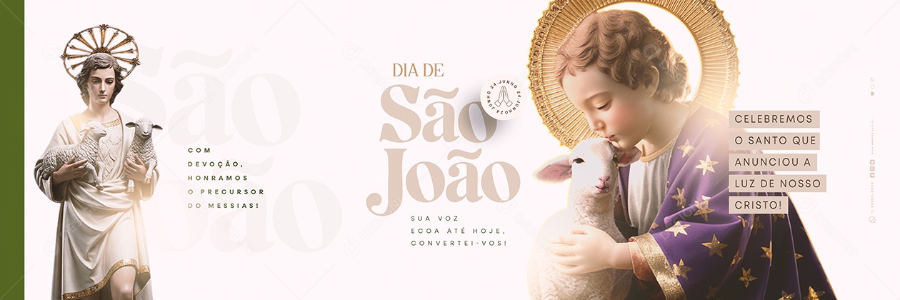 Carrossel Dia de São João 24 de Junho Social Media PSD Editável