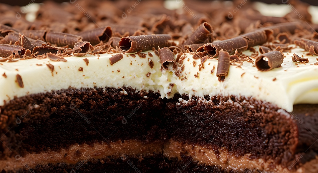 Bolo delicioso em uma mesa