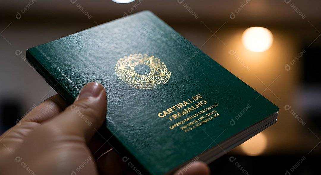 Mão de pessoa segurando passaporte