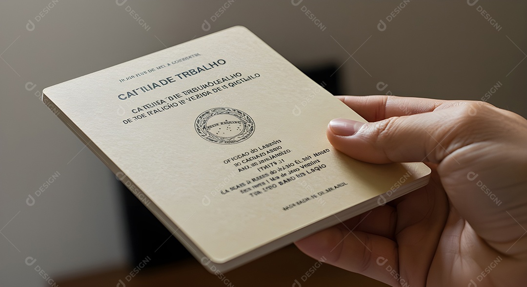 Mão de pessoa segurando passaporte