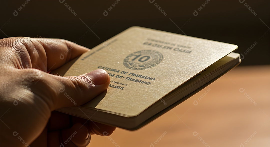 Mão de pessoa segurando passaporte
