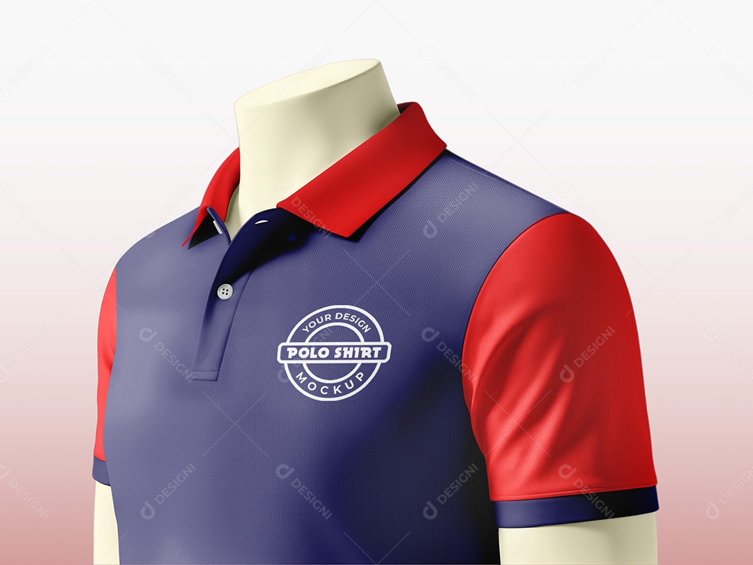 Mockup de Camisa Polo PSD Editável
