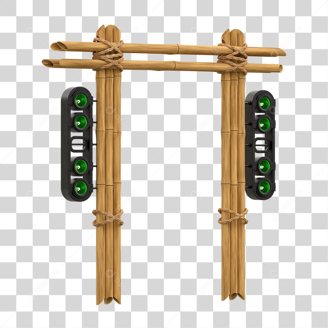Painel de Bambu Lâmpadas PNG Transparente