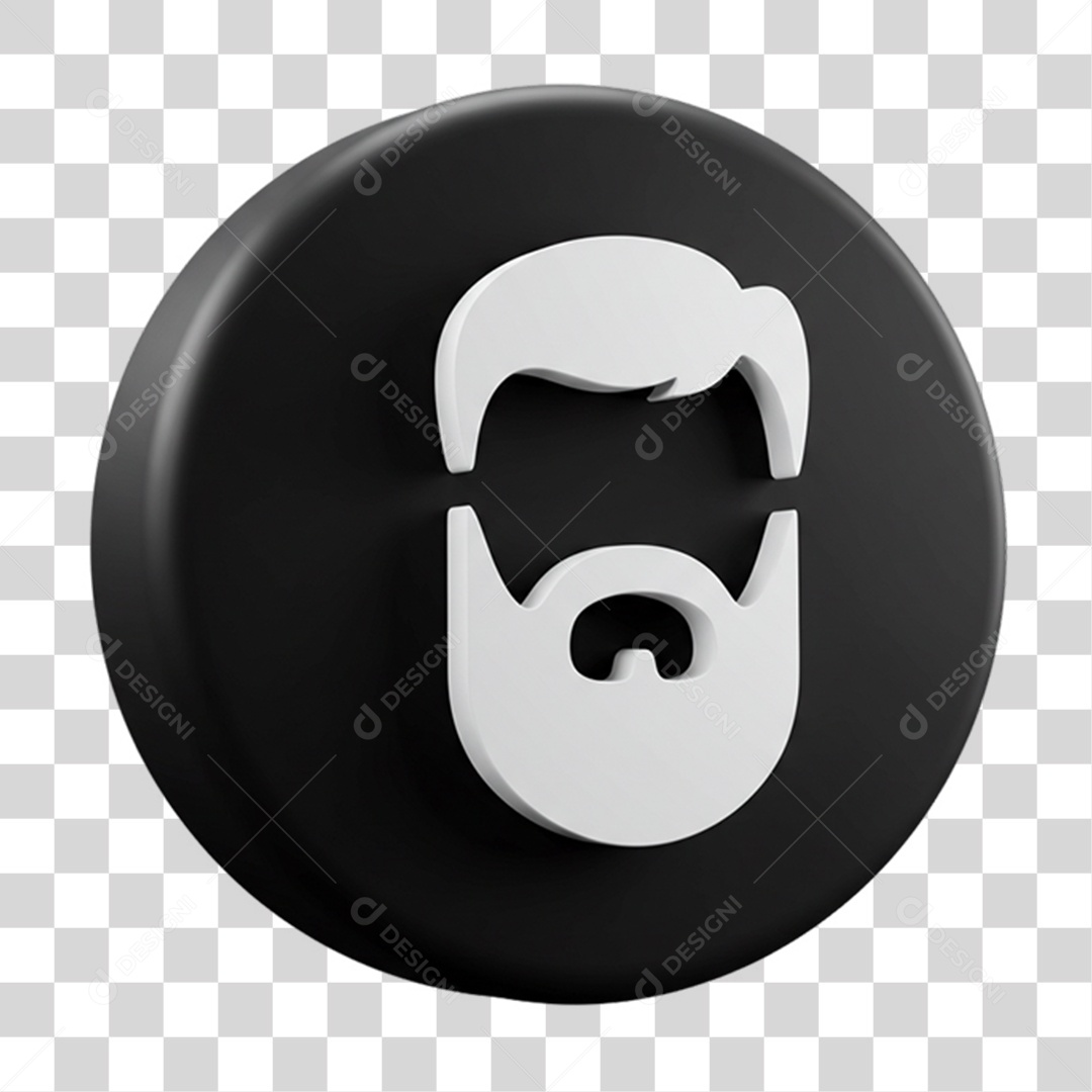 Ícone de Barbearia PNG Transparente