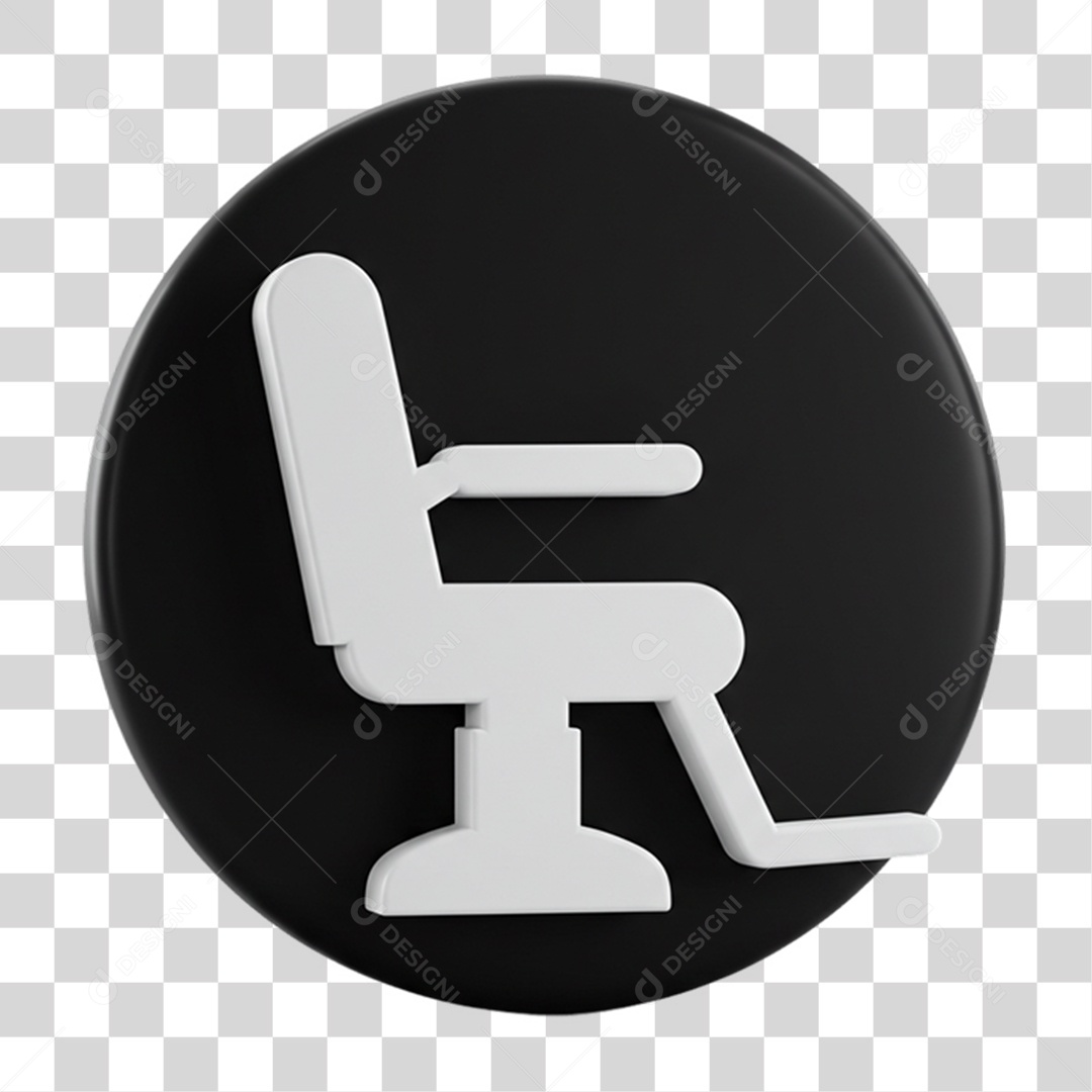 Ícone de Barbearia PNG Transparente