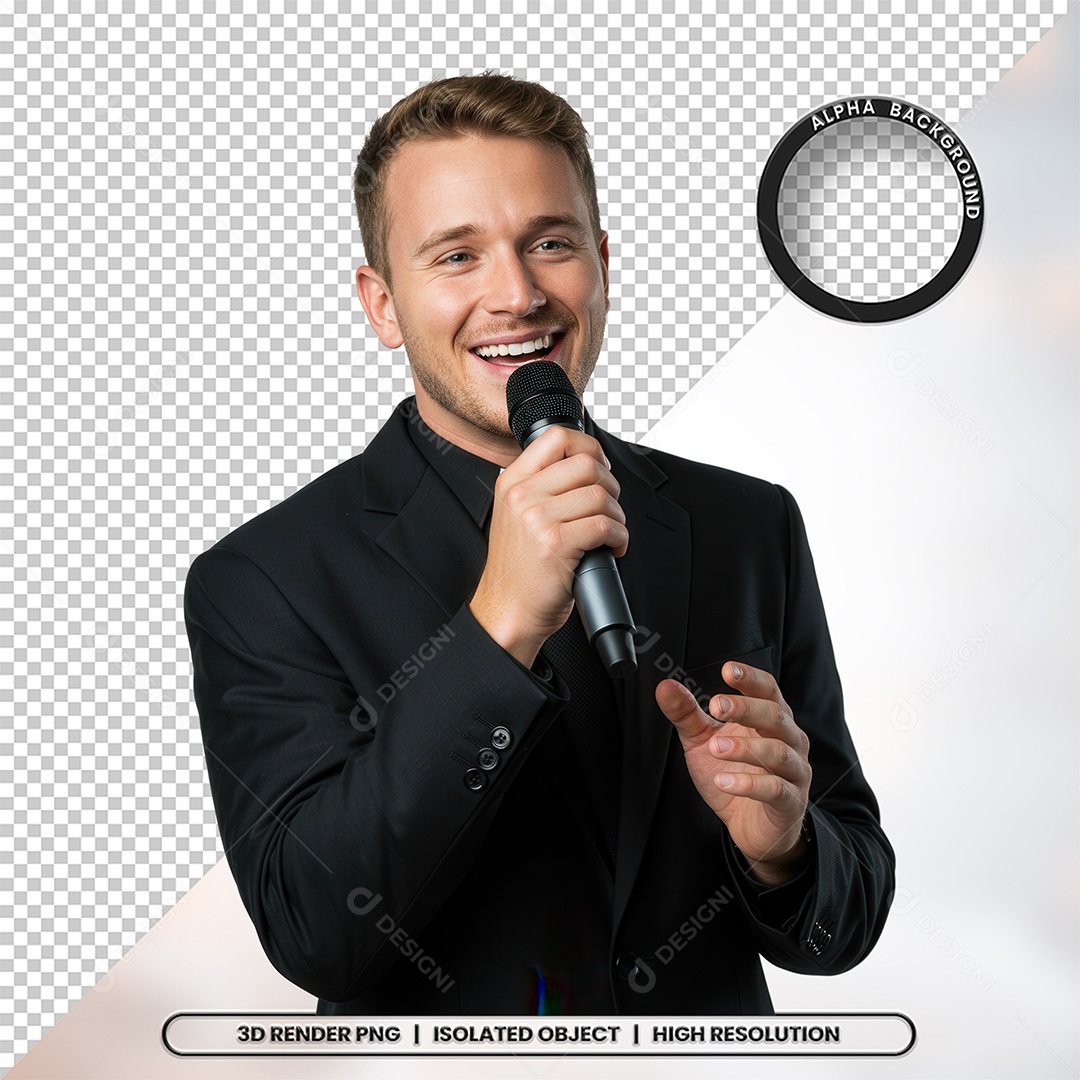 Personagem Pastor de Igreja Para Composição PSD