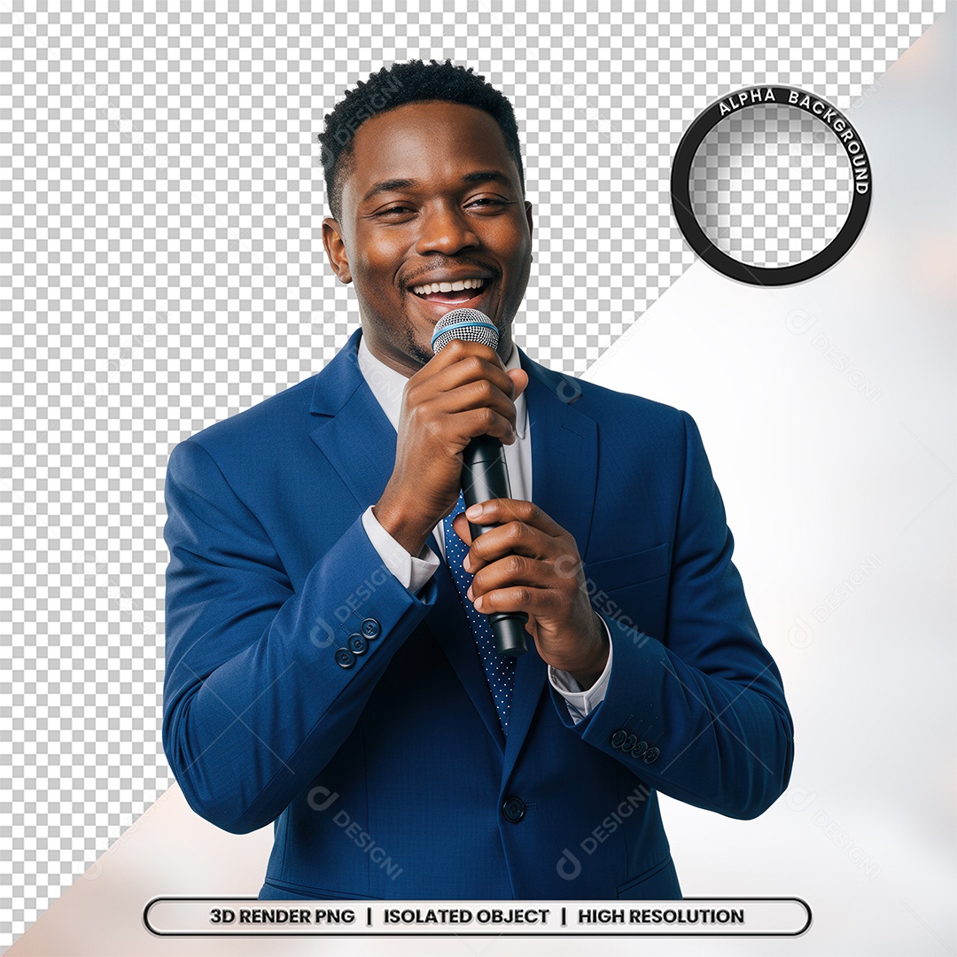 Personagem Pastor de Igreja Para Composição PSD