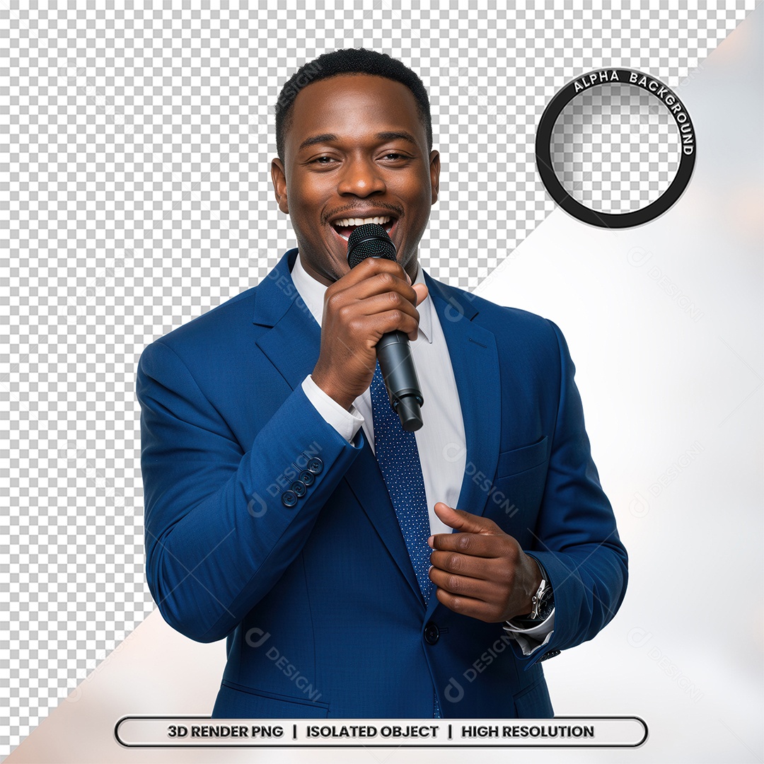 Personagem Pastor de Igreja Para Composição PSD