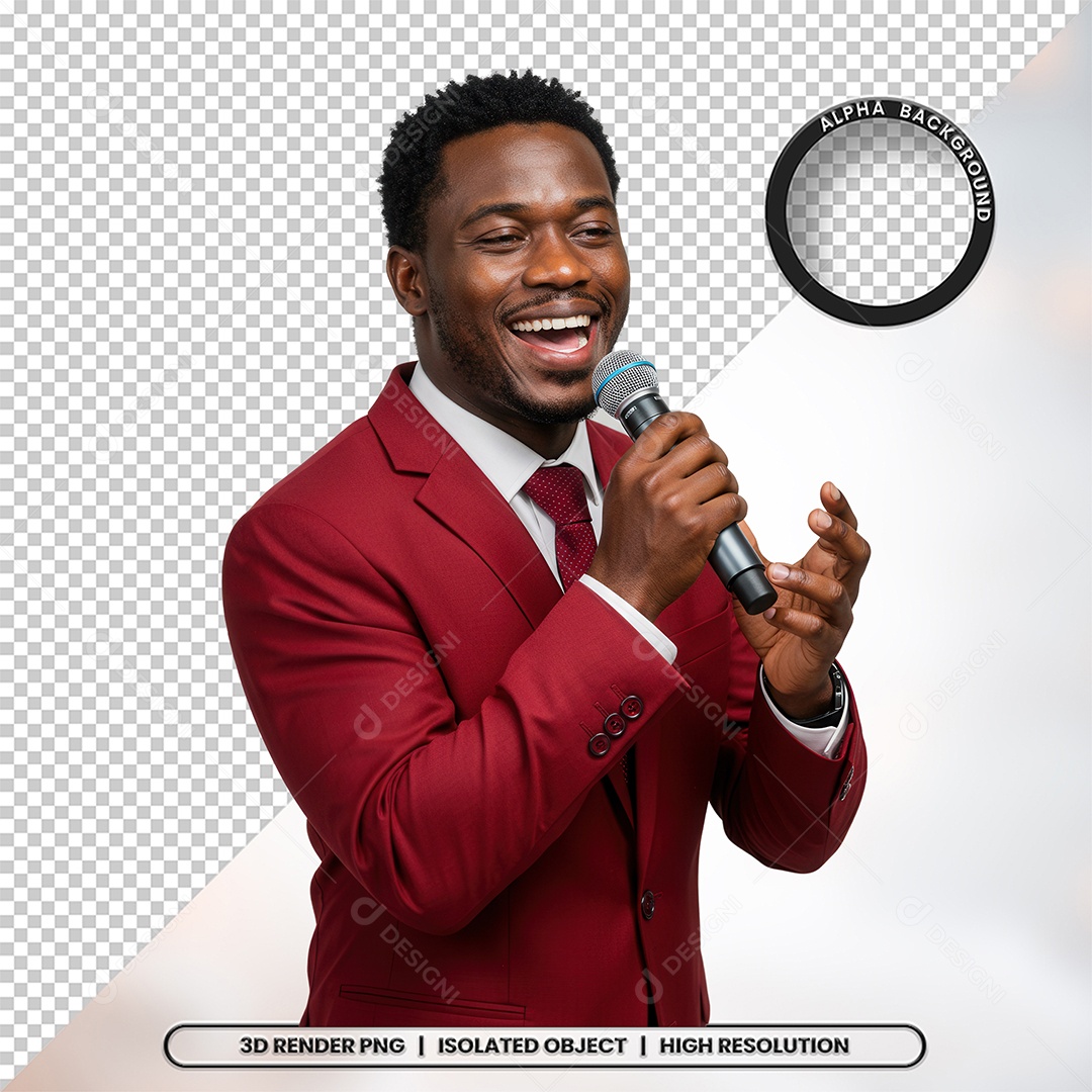 Personagem Pastor de Igreja Para Composição PSD