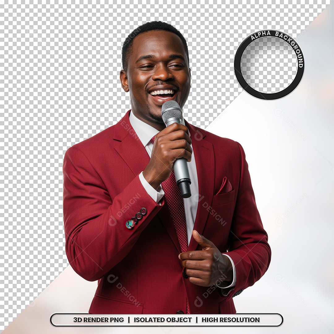 Personagem Pastor de Igreja Para Composição PSD