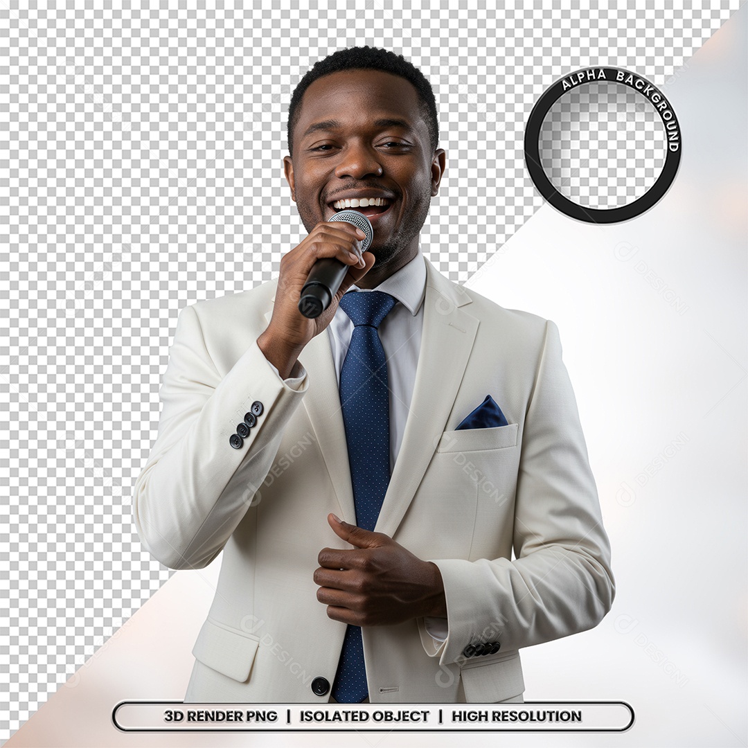 Personagem Pastor de Igreja Para Composição PSD