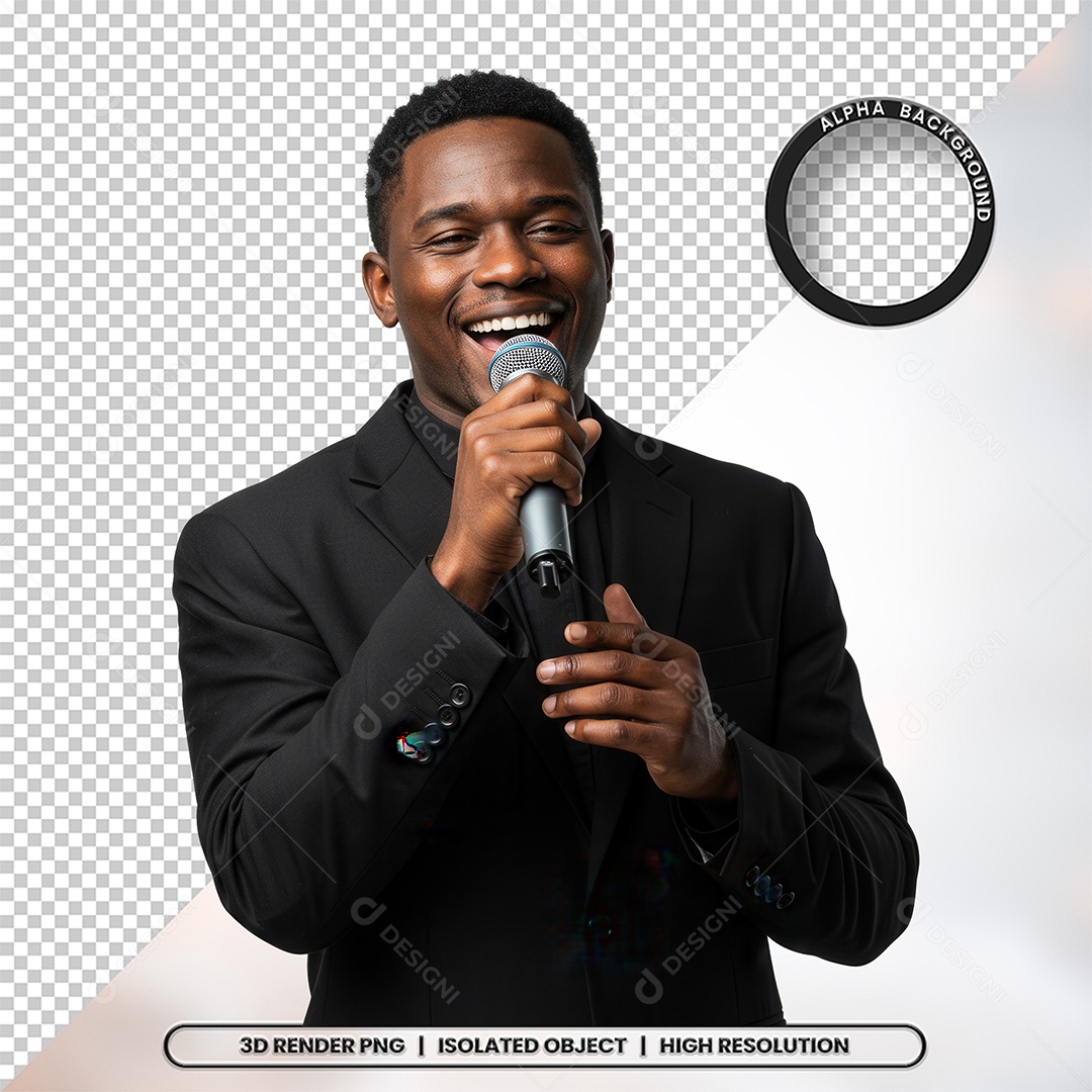 Personagem Pastor de Igreja Para Composição PSD