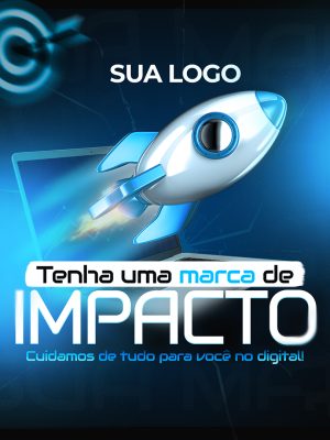 Tenha uma Marca de Impacto Social Media PSD Editável