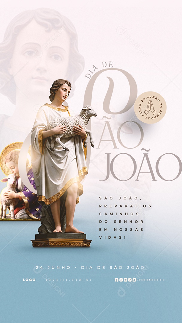 Story Dia de São João 24 de Junho Social Media PSD Editável
