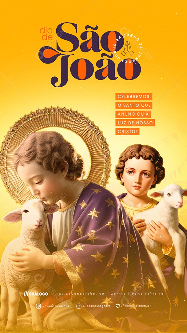 Story Dia de São João 24 de Junho Social Media PSD Editável