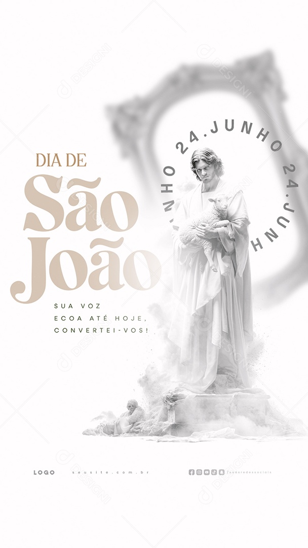 Story Dia de São João 24 de Junho Social Media PSD Editável