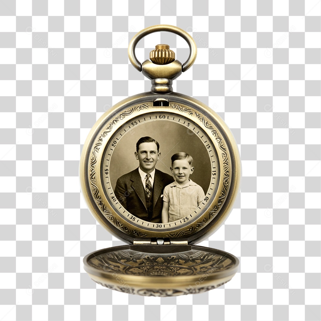 Relógio de Bolso PNG Transparente