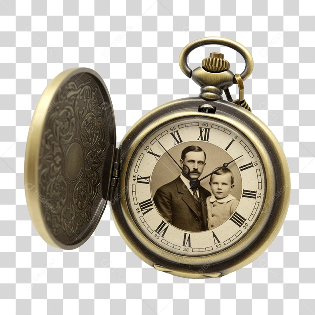 Relógio de Bolso PNG Transparente