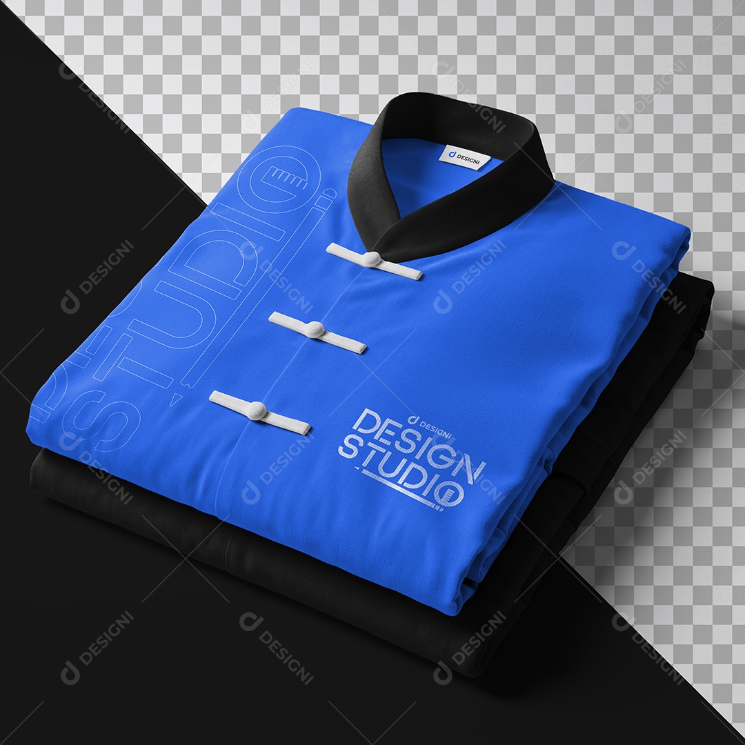 Mockup Uniforme Esportivo Tong Chong De Kung Fu PSD Editável