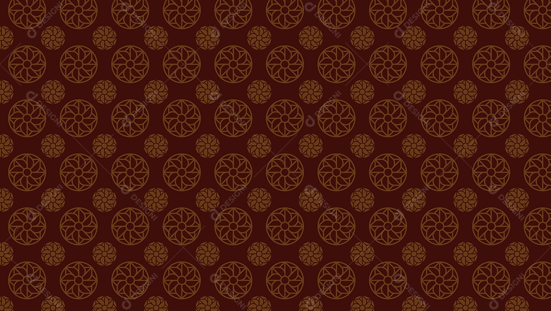 Arte Tradicional do Camboja Khmer Ilustração Vetor EPS