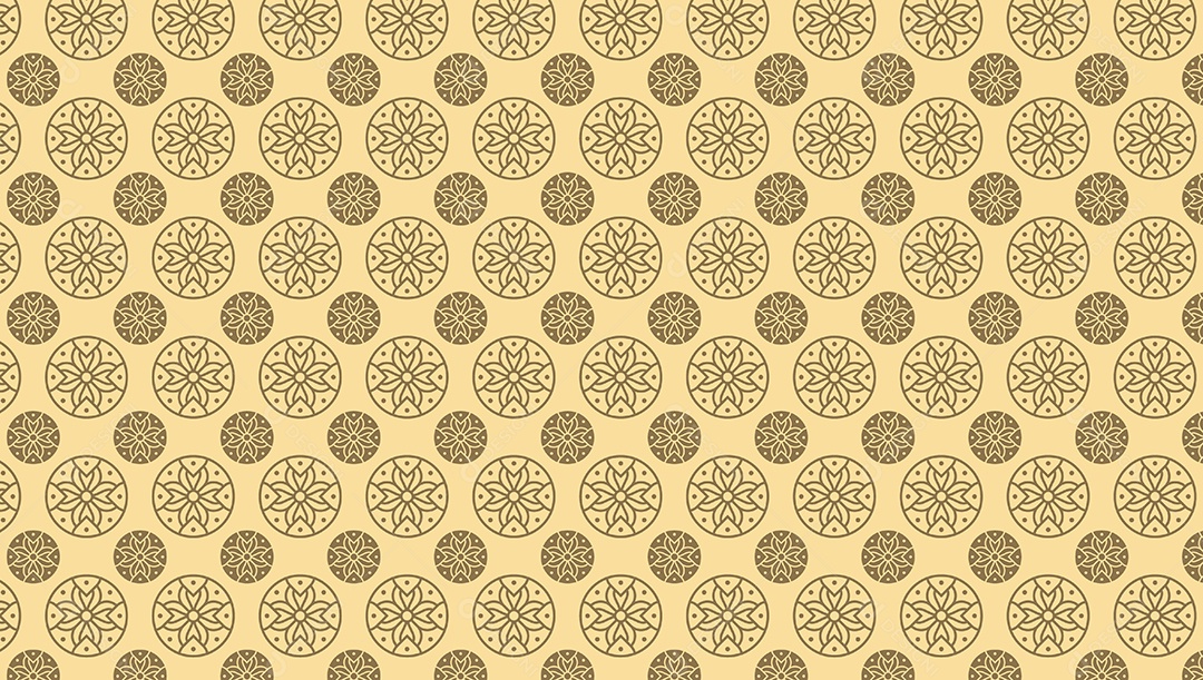 Padrão Geométrico Kbach Khmer Ilustração Vetor EPS