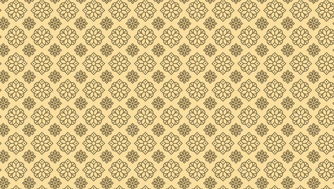 Padrão Geométrico Kbach Khmer Ilustração Vetor EPS