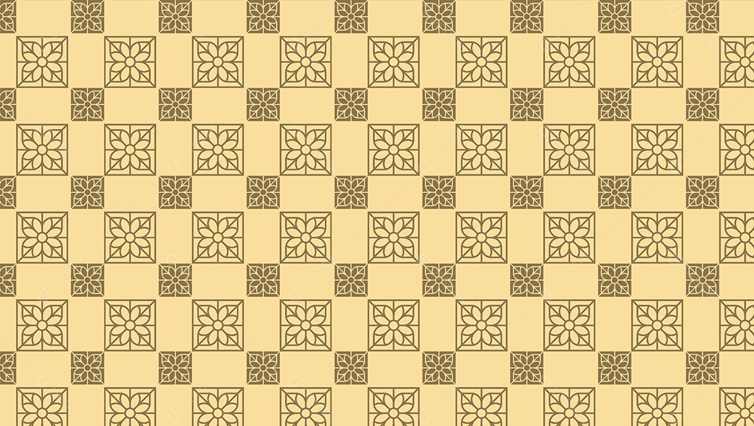 Padrão Geométrico Kbach Khmer Ilustração Vetor EPS