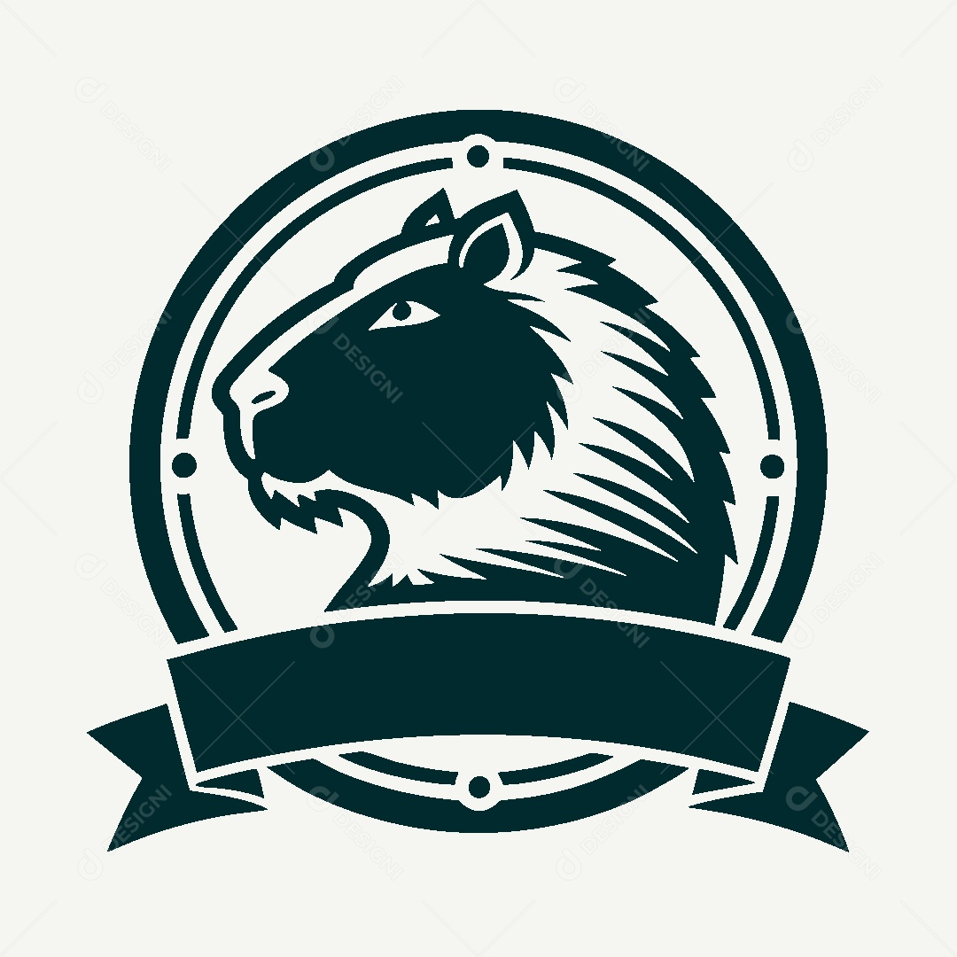 Modelo de Logo de Capivara Vetor EPS