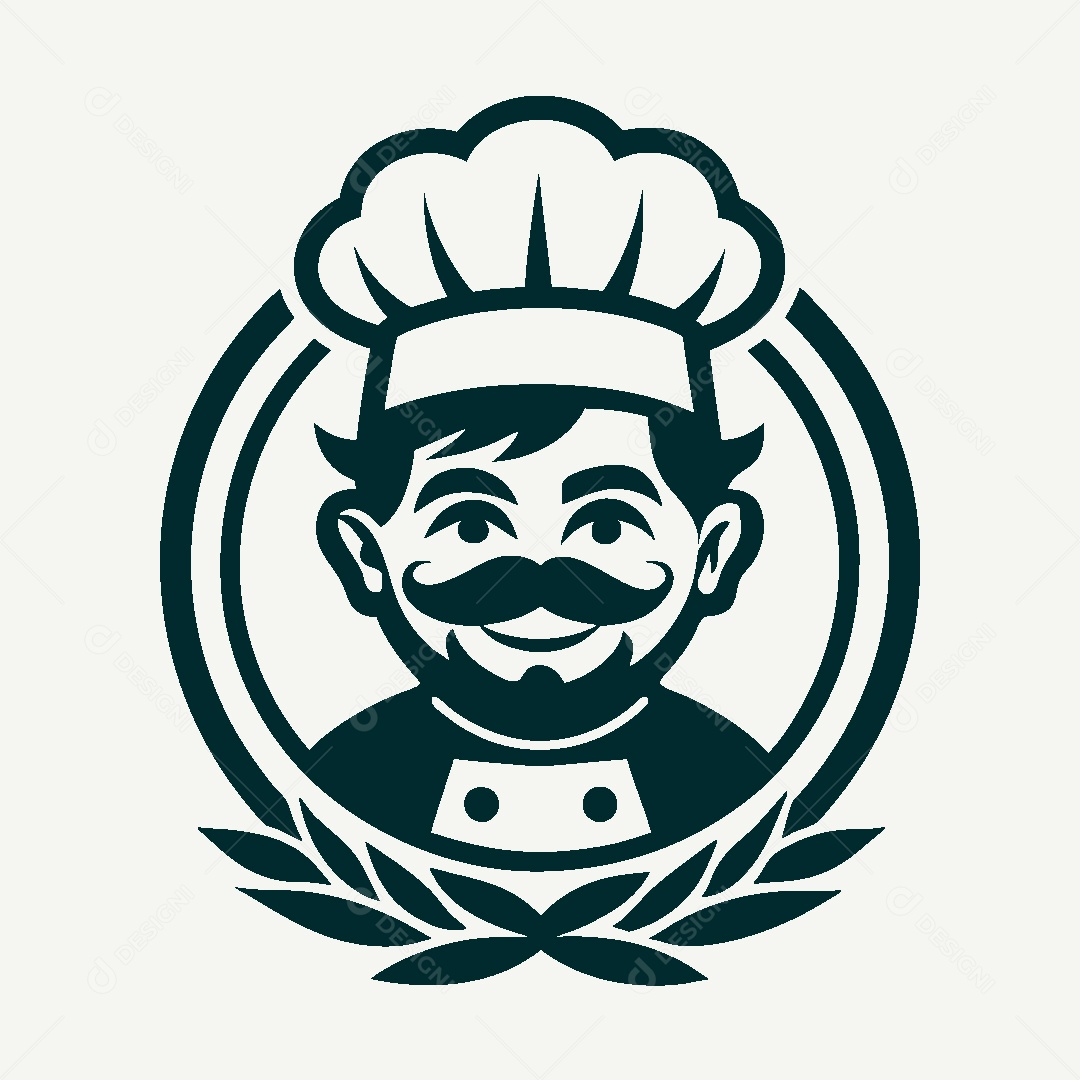 Modelo de Logo de Chefe Vetor EPS