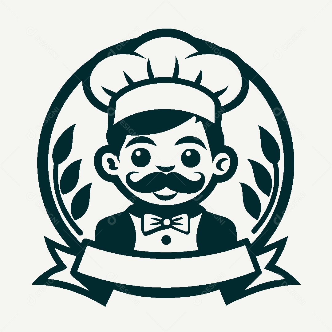 Modelo de Logo de Chefe Vetor EPS