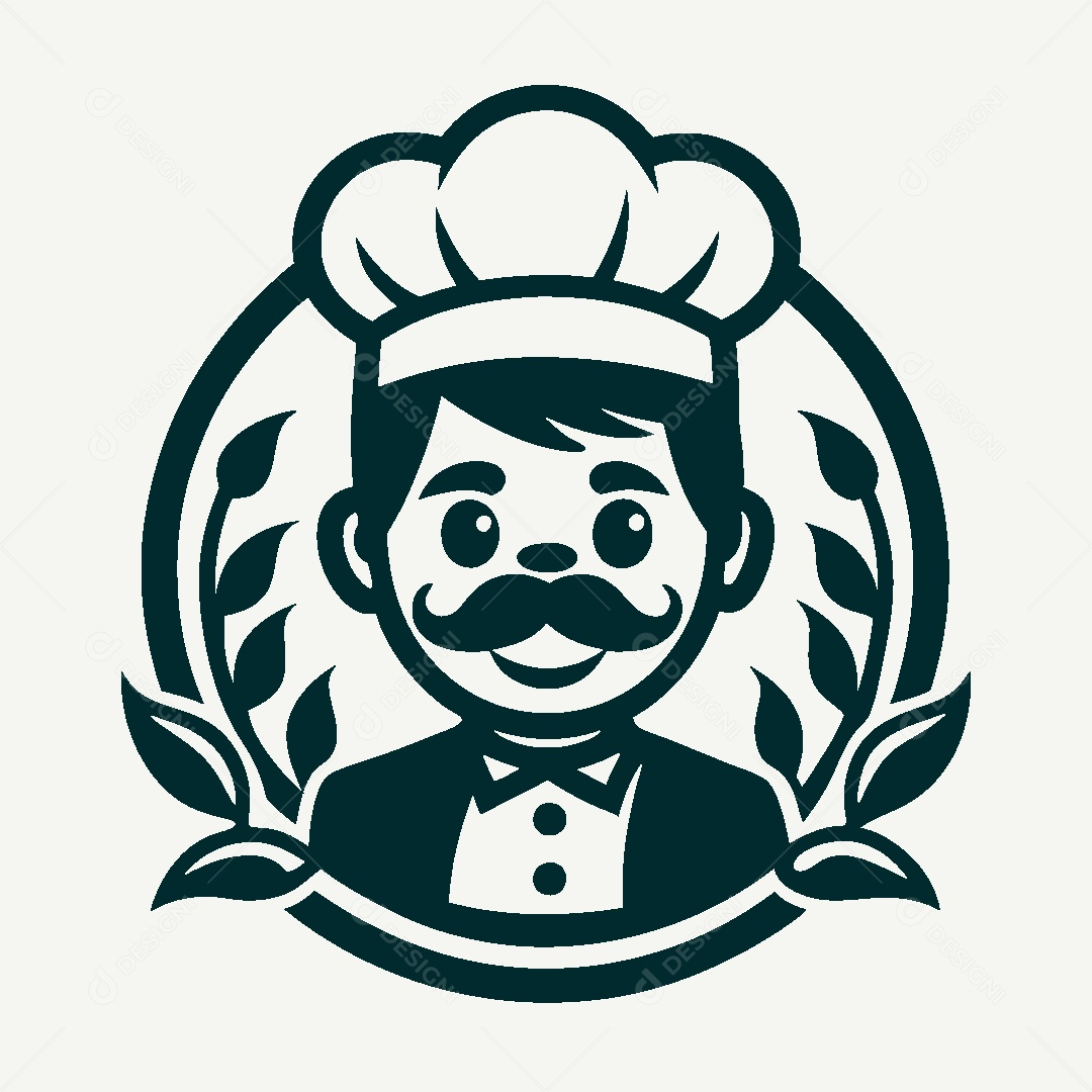 Modelo de Logo de Chefe Vetor EPS