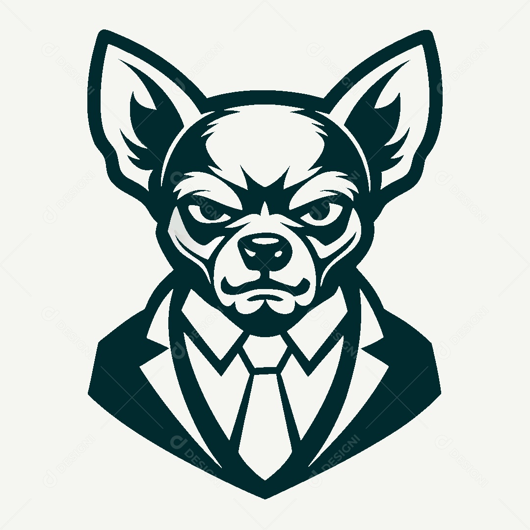 Modelo de Logo de Cachorro Vetor EPS