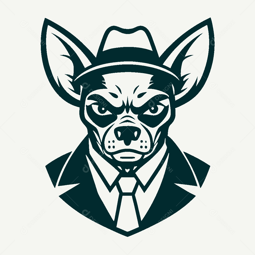 Modelo de Logo de Cachorro Vetor EPS