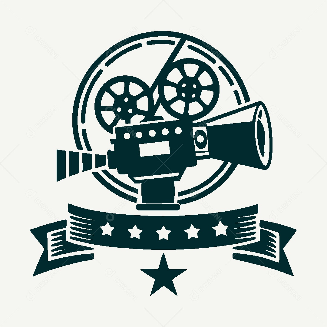 Modelo de Logo Studio de Filmagem Vetor EPS