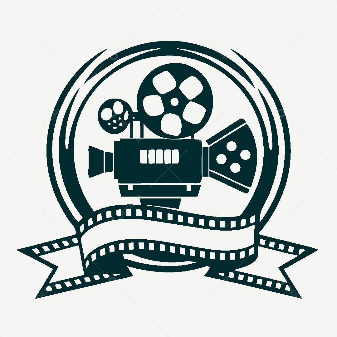 Modelo de Logo Studio de Filmagem Vetor EPS