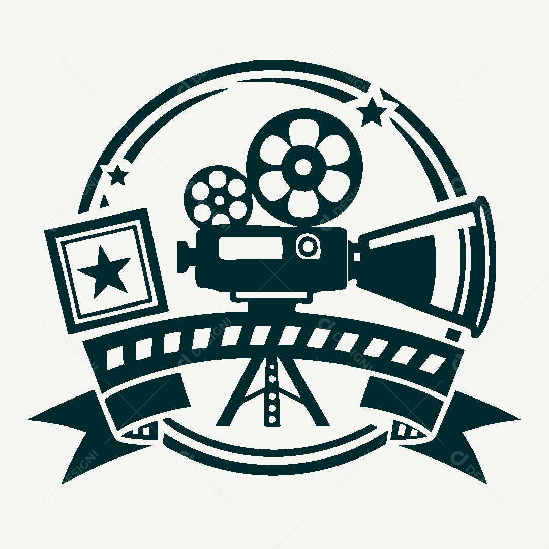 Modelo de Logo Studio de Filmagem Vetor EPS