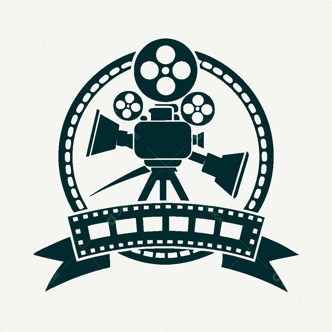 Modelo de Logo Studio de Filmagem Vetor EPS