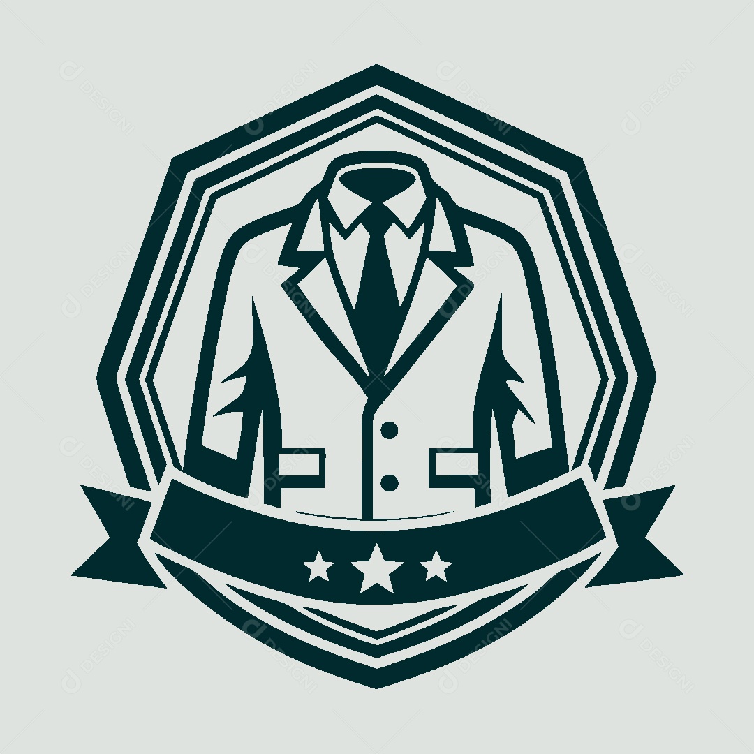 Modelo de Logo de Terno Vetor EPS