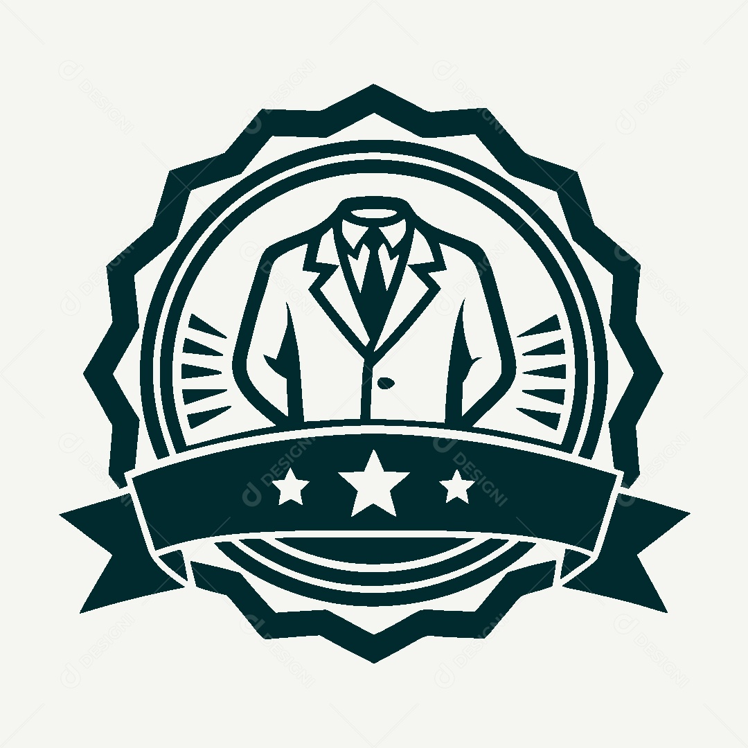 Modelo de Logo de Terno Vetor EPS