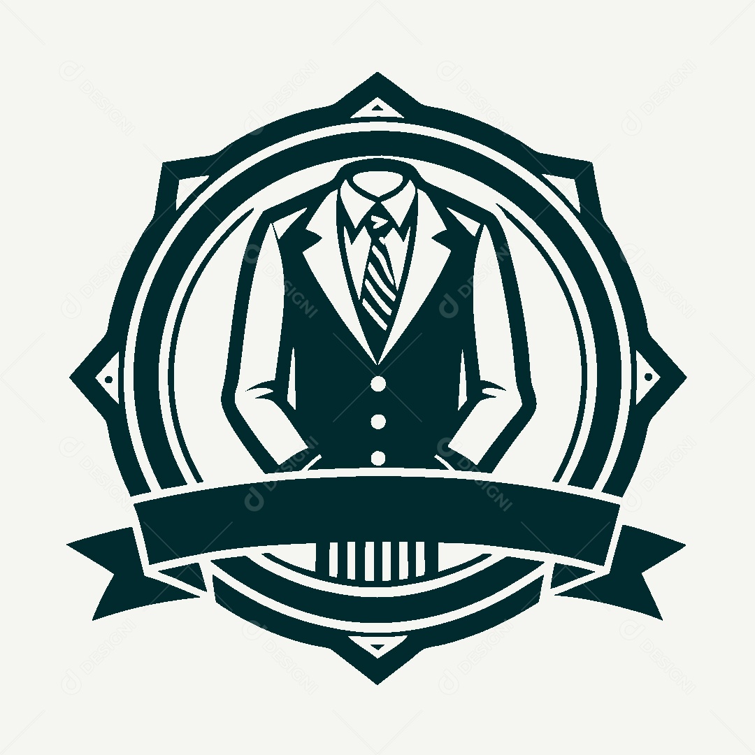 Modelo de Logo de Terno Vetor EPS