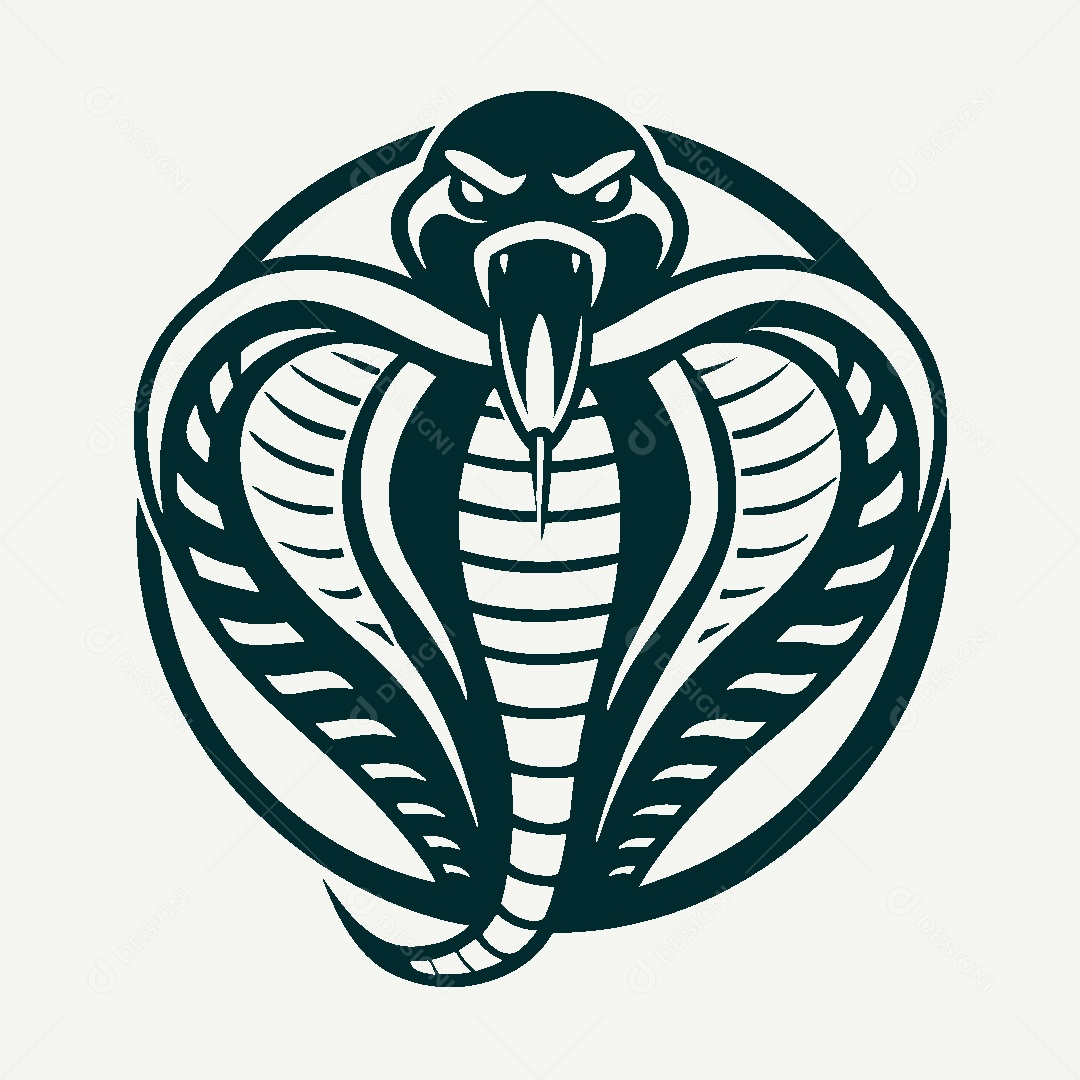 Modelo de Logo de Cobra Vetor EPS