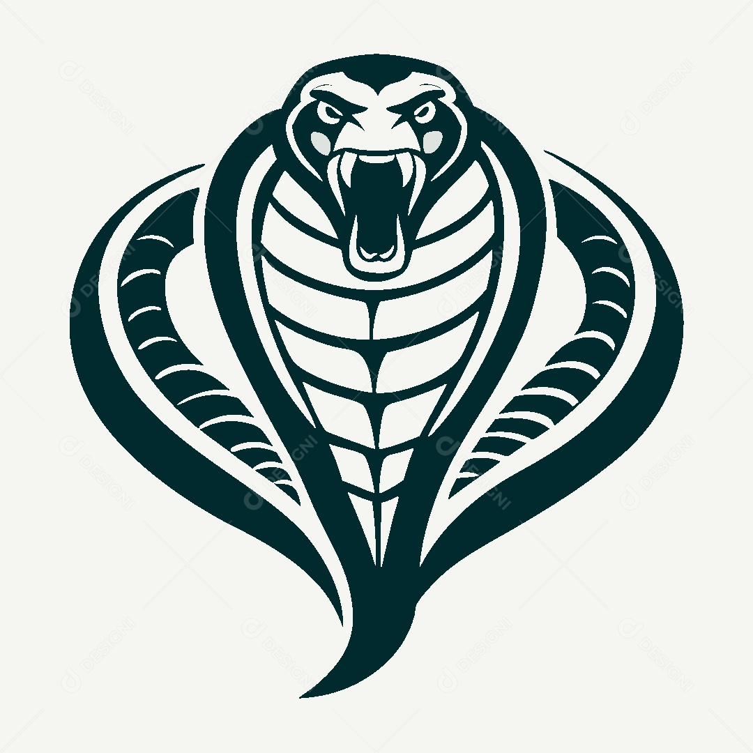 Modelo de Logo de Cobra Vetor EPS