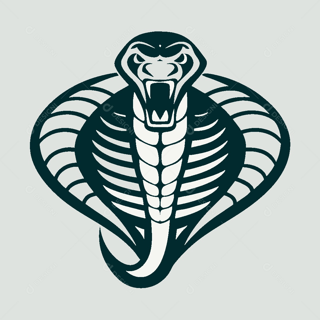 Modelo de Logo de Cobra Vetor EPS