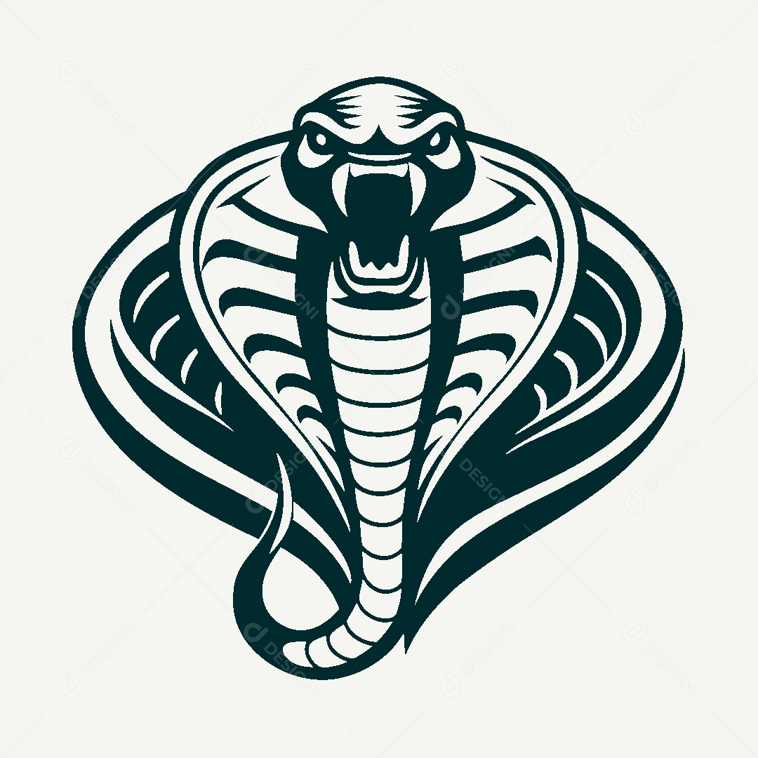 Modelo de Logo de Cobra Vetor EPS