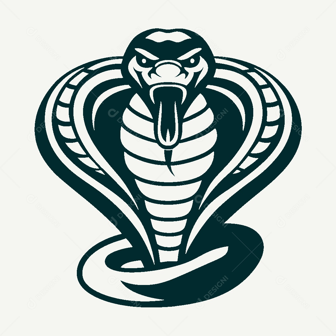 Modelo de Logo de Cobra Vetor EPS