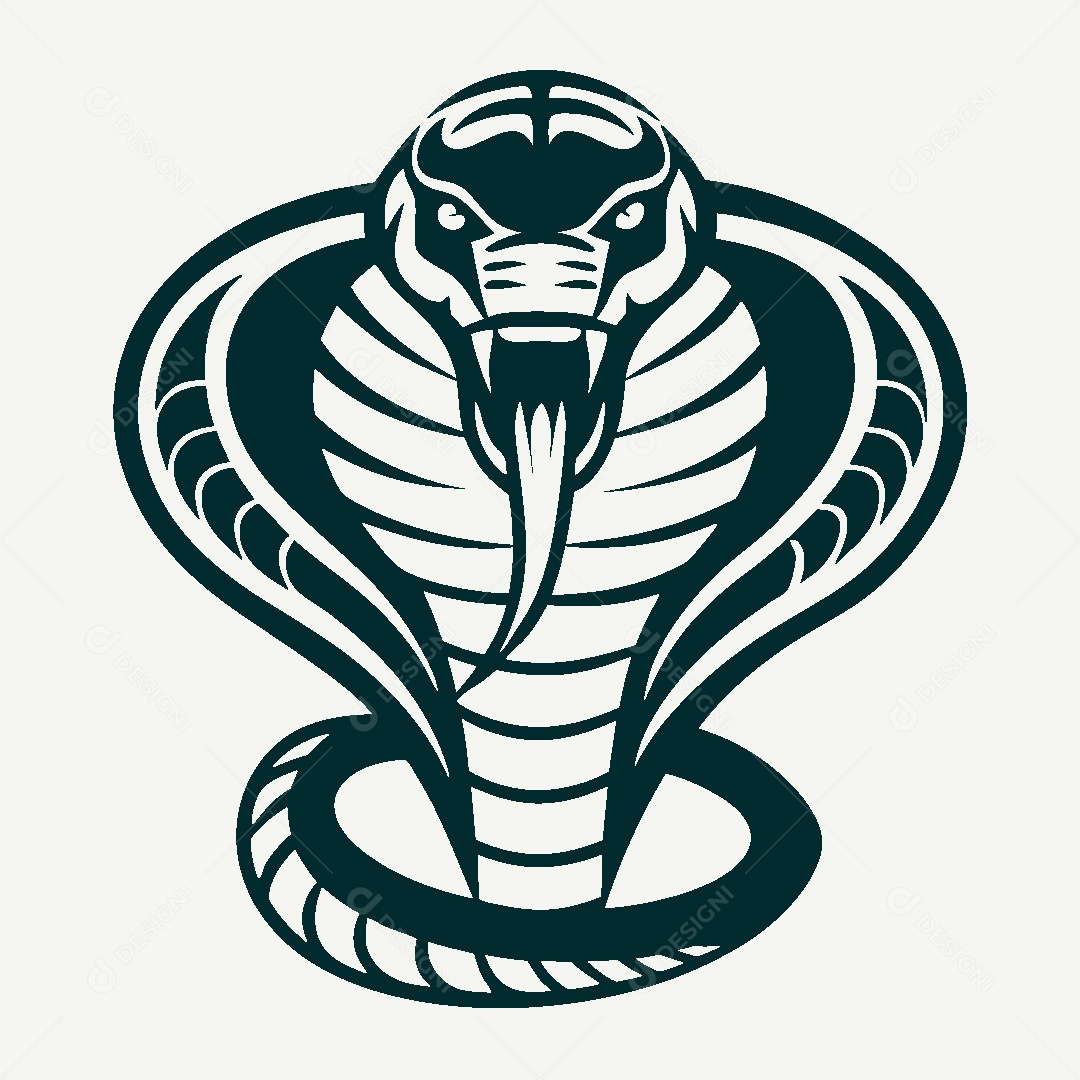 Modelo de Logo de Cobra Vetor EPS