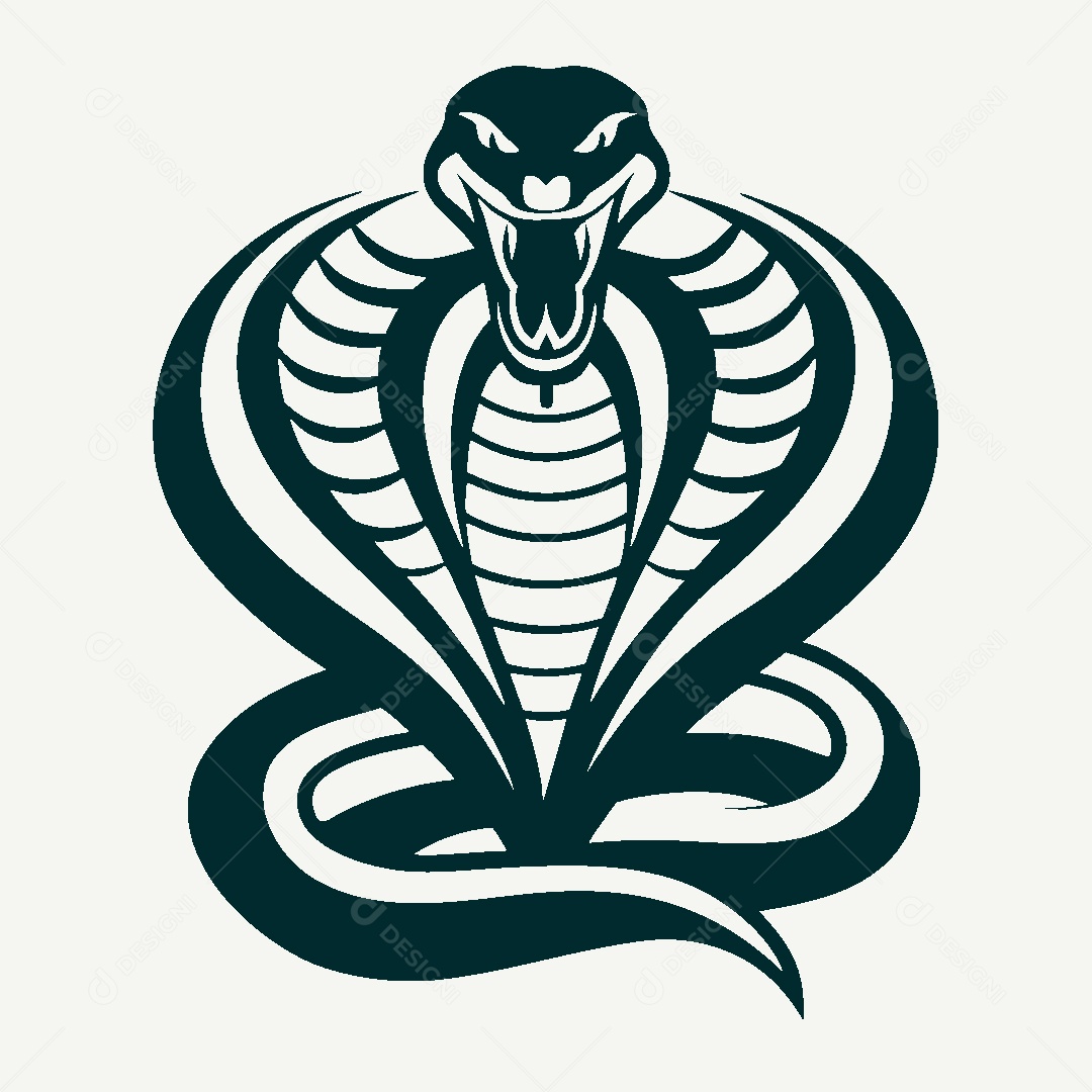 Modelo de Logo de Cobra Vetor EPS