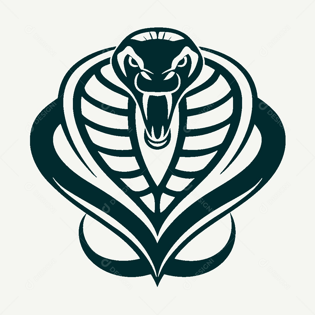 Modelo de Logo de Cobra Vetor EPS